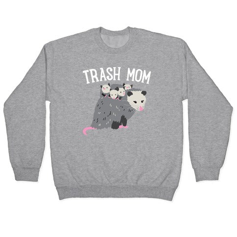 Trash Mom Opossum Crewneck Sweatshirt